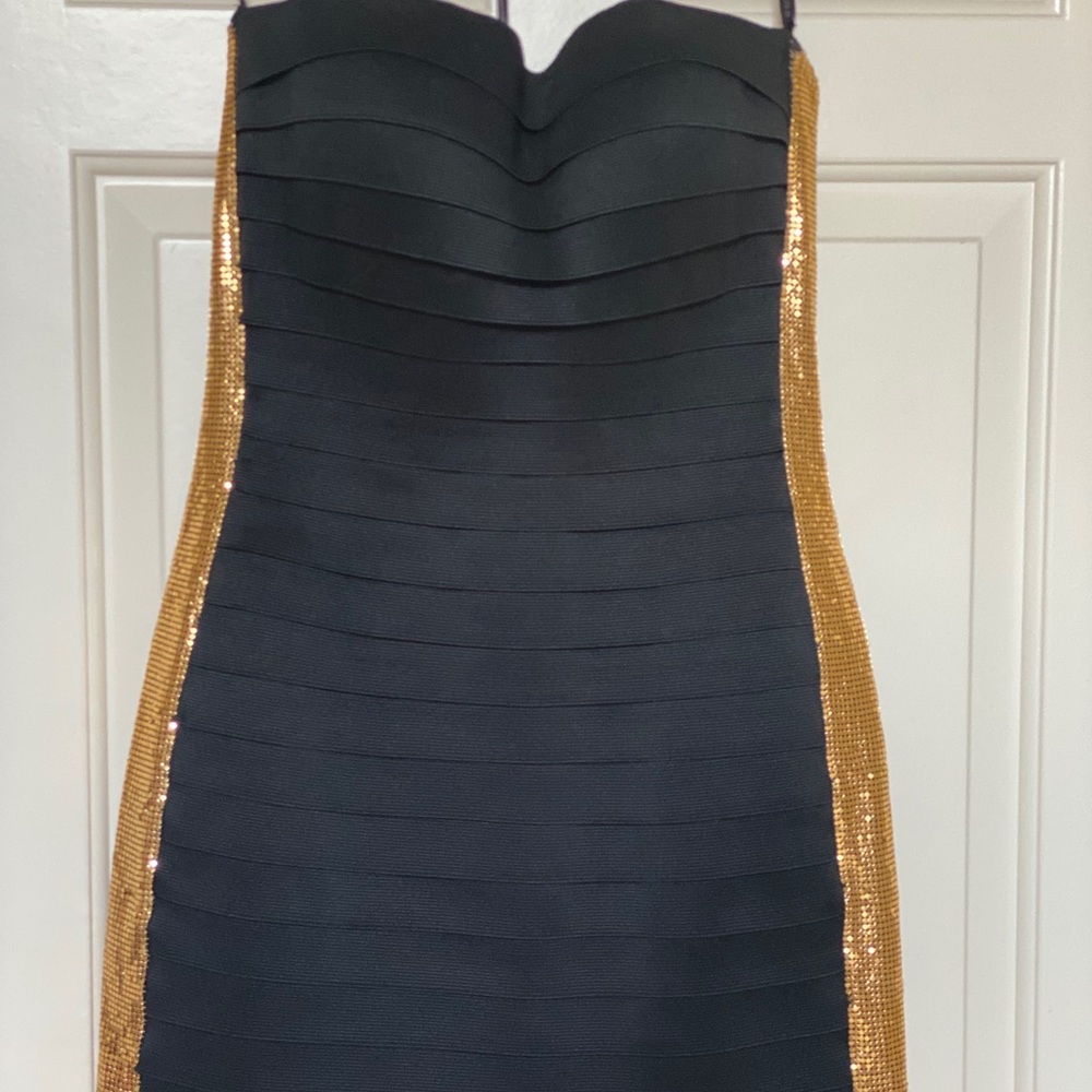 Sherri Hill Black Mini Dress